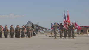 Headquarters and Headquarters Squadron hosts change of command ceremony