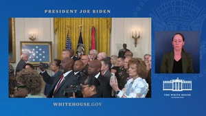 President Biden Delivers Remarks at a Medal of Honor Ceremony at the White House