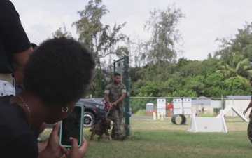 Cadets and Canines: SNCOA Hawaii conducts a three-day Leadership Symposium for Junior ROTC