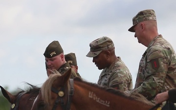1st Infantry Division marches forward in Junction City's 4th of July Parade