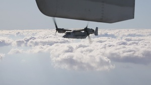 B-Roll: MRF-D 24.3 MV-22B Ospreys fly to Nackeroo Airfield