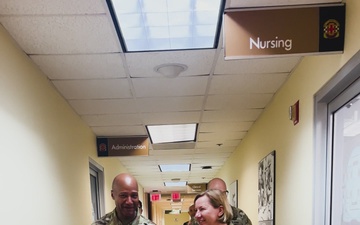 MG General Michael Talley visits Winn Army Community Hospital