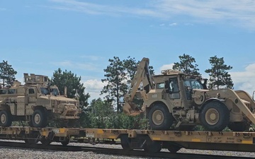 Fort McCoy Rail Operations Team supports second rail movement for 2024 supporting 32nd IBCT, Part 2
