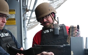 USS Tripoli Sailors qualify in various weapons