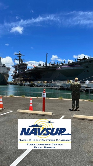 NAVSUP FLC Pearl Harbor tour of USS Carl Vinson (CVN 70)