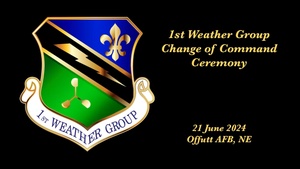 1st Weather Group Change of Command