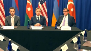 Secretary Blinken meets with Armenian Foreign Minister Ararat Mirzoyan and Azerbaijani Foreign Minister Jeyhun Bayramov