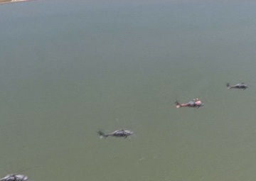 HH-60G Pave Hawk formation flight