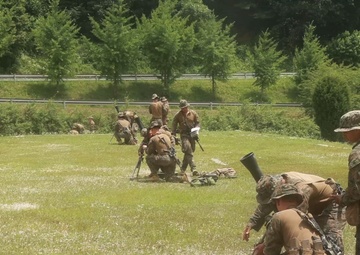 U.S. Marines Set Up Defensive Positions in an Urban Environment During Korea Viper 24.2