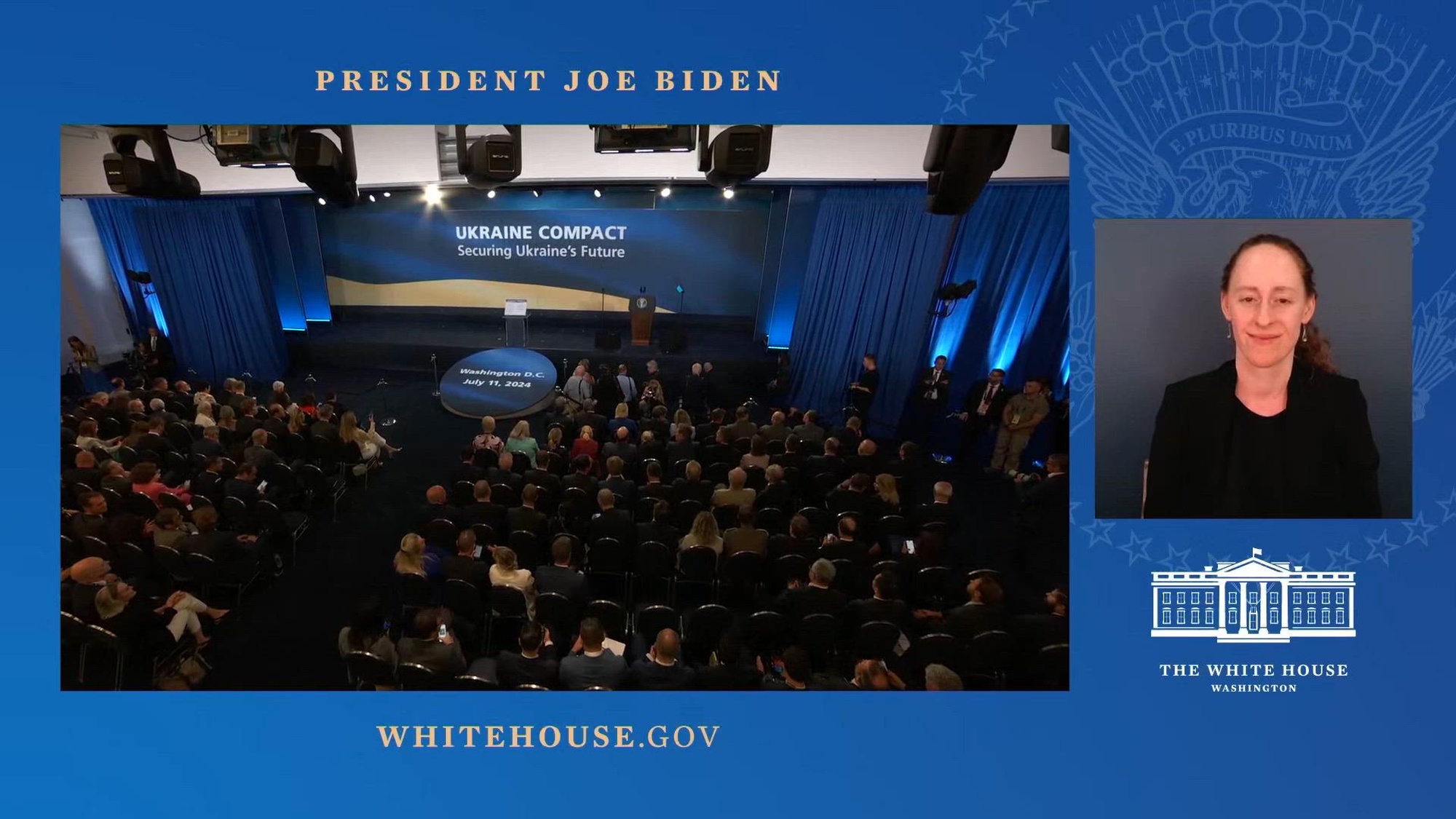 President Biden Hosts an Event on the Ukraine Compact.