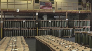 Empty M795 Cartridge Case Stack