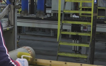 Labeling M795 Rounds at Iowa Army Ammunition Plant