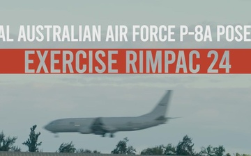Royal Australian Air Force P-8A aircraft arrive at JBPPH for RIMPAC24