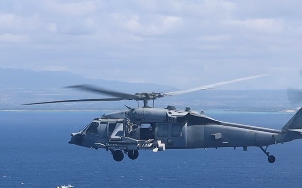 MH-60S Seahawk tests mine countermeasures