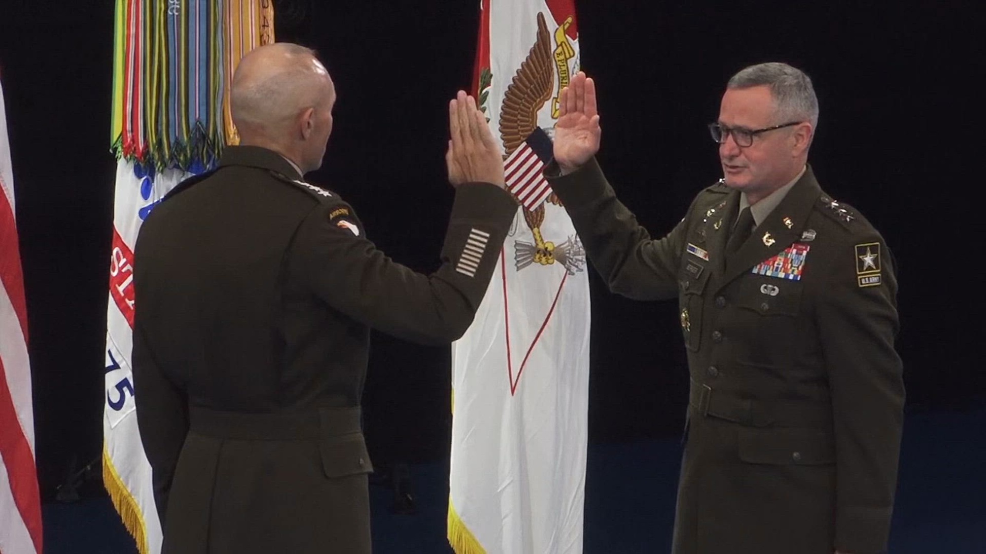 Promotion ceremony in honor of Maj. Gen. Joseph B. Berger III.