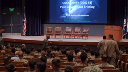USS Carney Visits Newport, Shares Warfighting Experiences