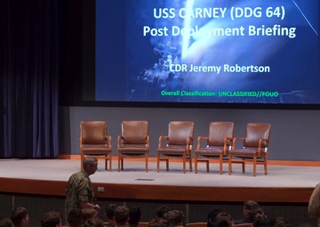 USS Carney Visits Newport, Shares Warfighting Experiences