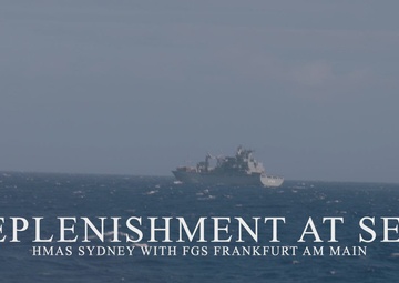 HMAS Sydney RAS with GNS Frankfurt Am Main