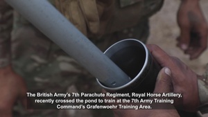 7th Para. Regt. Calls for Artillery in Grafenwoehr