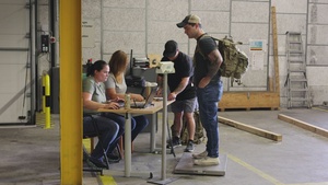 B-Roll of U.S. Soldiers Packing Equipment and Gear for Eagle Partner 24