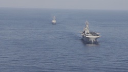 Wasp conducts operations with USS Roosevelt