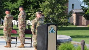National Anthem during 2024 Fort McCoy Garrison change of command ceremony