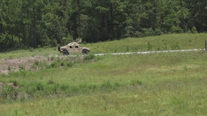 FLNG Soldiers Practice Humvee Assaults at XCTC