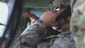FLNG Soldiers Practice Humvee Assaults at XCTC