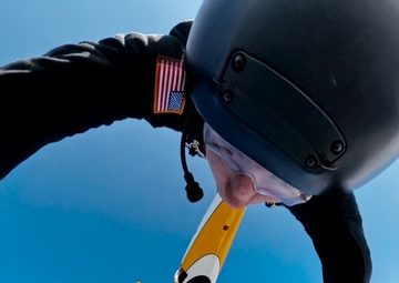 Army Golden Knights jump at Arctic Thunder 2024