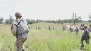 B-Roll: Iowa infantry Soldiers conduct attack lanes at XCTC