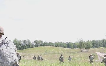 B-Roll: Iowa infantry Soldiers conduct attack lanes at XCTC