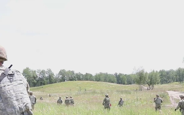 B-Roll: Iowa infantry Soldiers conduct attack lanes at XCTC