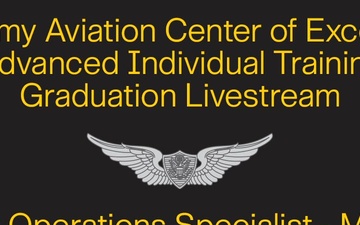 U.S. Army Aviation Advanced Individual Training Graduation Ceremony