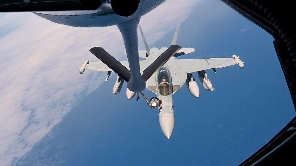 DVIDS - Video - US Air Force Reserve refuels US Navy FA-18 during ...