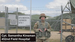 U.S. Army Reserve medical units partake in field hospital exercise