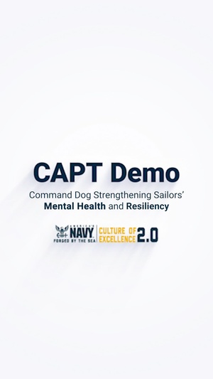 Captain Demo: Command Dog Strengthens Sailors Mental Health and Resilience (Vertical Video)