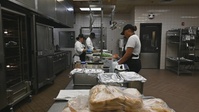 U.S. Army Culinary Specialists Preparing Meals B-ROLL