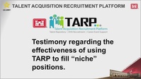 Huntsville Center Talent Acquisition Recruitment Platform testimonial