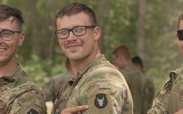 Iowa infantry Soldiers train, bond at Camp Ripley