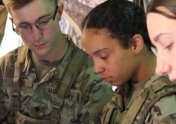 1-109th Field Artillery fire direction center