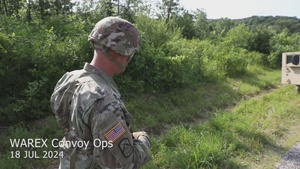 1006th Quartermaster Company Conducts Convoy Operations