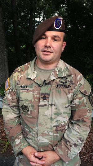 Why I Serve - Staff Sgt. William Hope