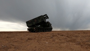 1st Battalion, 78th Field Artillery Regiment  M270 MLRS Live Fire Exercise B-Roll #1