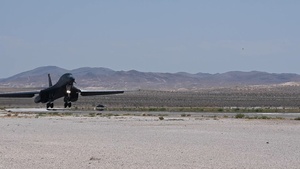 B-Roll: 37th Bomb Squadron B-1B arrival - Red Flag 24-3
