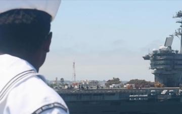 USS Ronald Reagan (CVN 76) arrives at San Diego