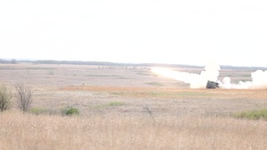 1st Battalion, 78th Field Artillery Regiment M270 MLRS Live Fire Exercise B-Roll #3
