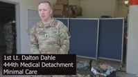 Integrated Army Combat Lifesaver Course conducted during WAREX at Fort McCoy, Wisconsin