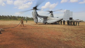 B-Roll: MRF-D 24.3: VMM-268 (Rein.) Marines establish Expeditionary Advanced Base during Exercise Predator’s Run 24