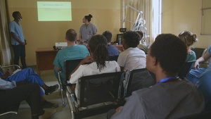 U.S. Soldier builds relationships with Burundi medical professionals during MEDREX (Clean Copy)