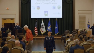 502d Security Forces Group Change of Command Ceremony